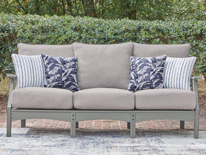 Auburndale Furniture Outlet - Ashley Furniture - Cove Beach Outdoor - Sofa with Cushion - PCP803-838