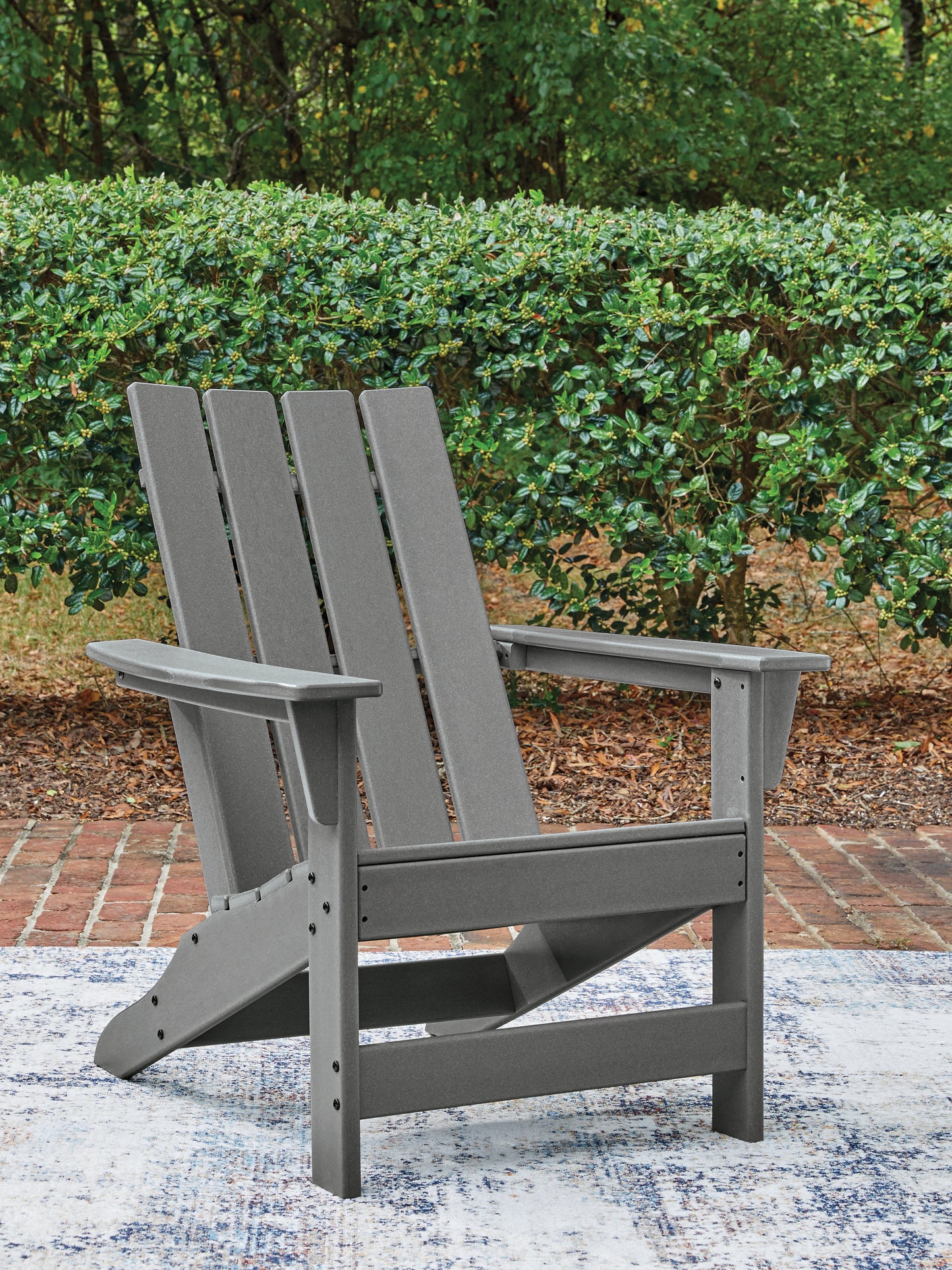 Auburndale Furniture Outlet - Ashley Furniture - Cove Beach Outdoor - Adirondack Chair / Gray - PCP803-898