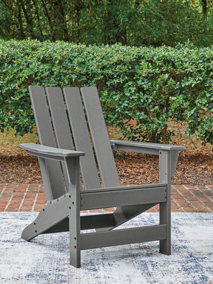 Auburndale Furniture Outlet - Ashley Furniture - Cove Beach Outdoor - Adirondack Chair / Gray - PCP803-898