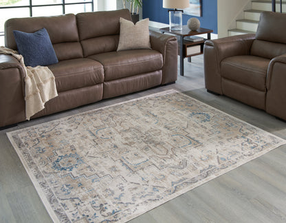 Auburndale Furniture Outlet - Ashley Furniture - Barkham Rug - 7'10" x 10' Washable Rug / Multi - R405551