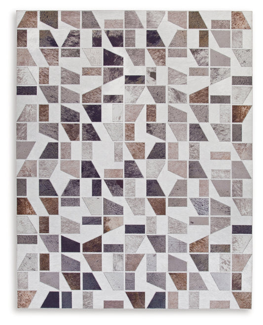 Auburndale Furniture Outlet - Ashley Furniture - Jettner Rug - 7'10" x 10' Rug / Multi - R405781