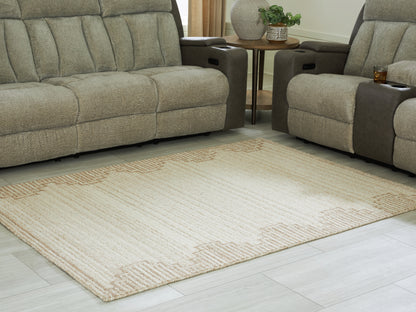 Auburndale Furniture Outlet - Ashley Furniture - Emorymore Rug - Medium Rug / Brown/Beige - R407302