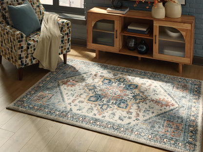 Auburndale Furniture Outlet - Ashley Furniture - Wallney Rug - 5' x 7' Area Rug / Multi - R407492