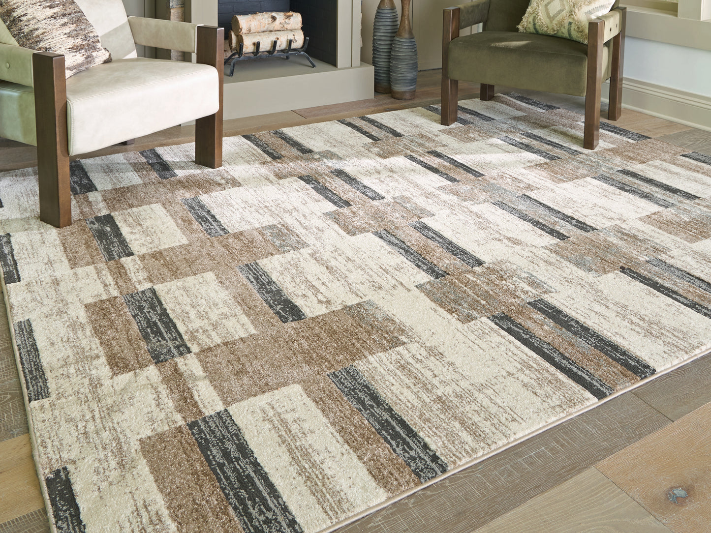 Auburndale Furniture Outlet - Ashley Furniture - Alstone Rug - 7'10" x 10' Area Rug / Multi - R407731