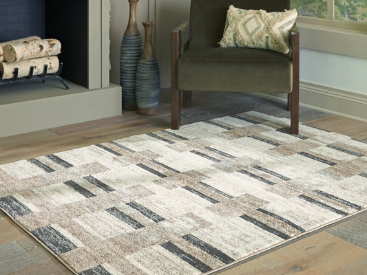 Auburndale Furniture Outlet - Ashley Furniture - Alstone Rug - 7'10" x 10' Area Rug / Multi - R407731