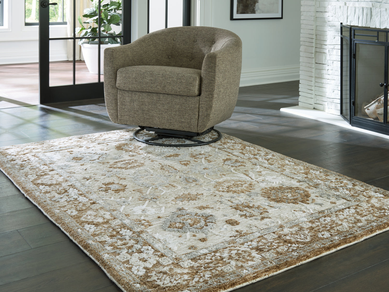 Auburndale Furniture Outlet - Ashley Furniture - Ainswick Rug - Memory Foam Medium Rug - R407882