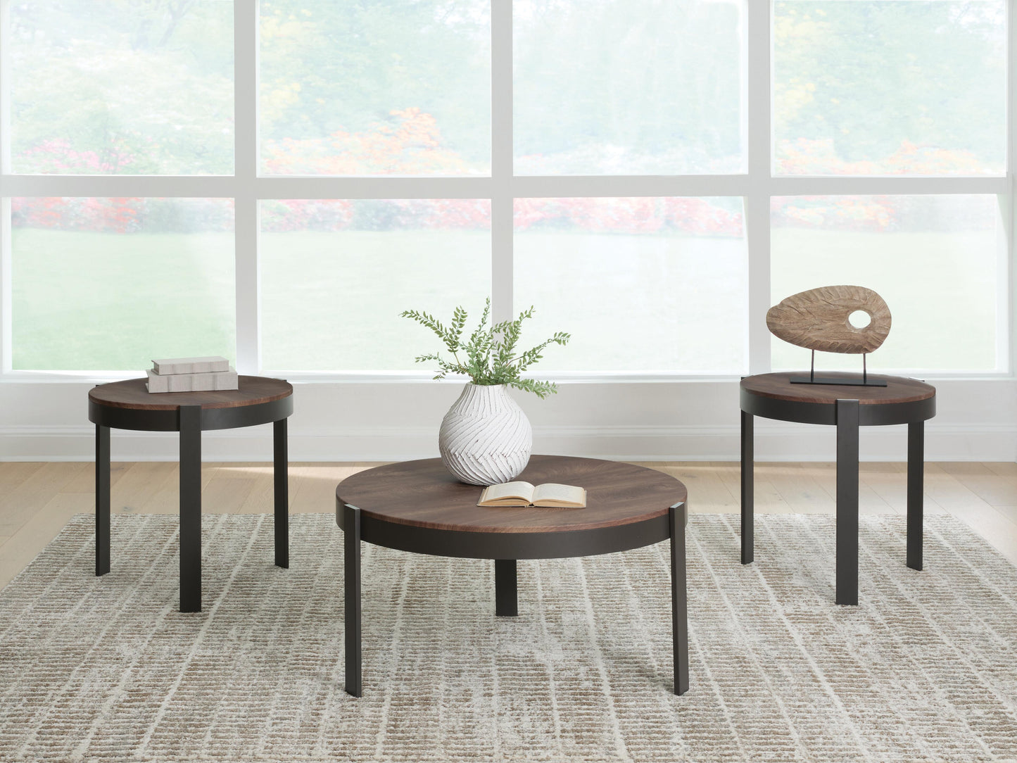 Auburndale Furniture Outlet - Ashley Furniture - Horizon Hills Table (Set of 3) - Occasional Table Set (3/CN) - T186-13