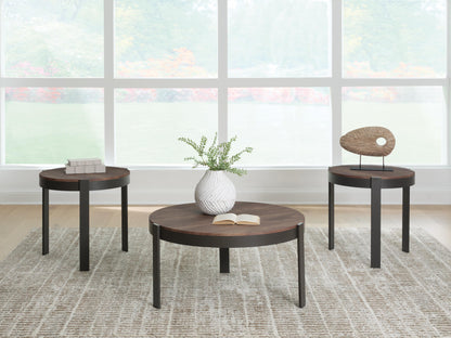 Auburndale Furniture Outlet - Ashley Furniture - Horizon Hills Table (Set of 3) - Occasional Table Set (3/CN) - T186-13
