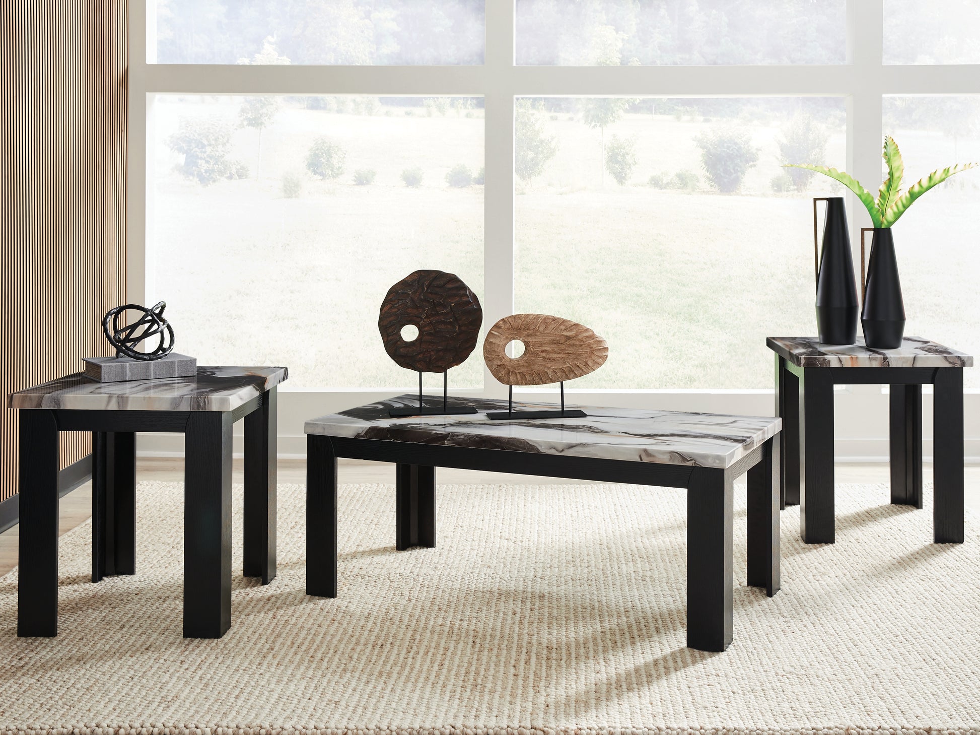 Auburndale Furniture Outlet - Ashley Furniture - Jazmore Table (Set of 3) - Occasional Table Set (3/CN) / Dark Brown - T255-13