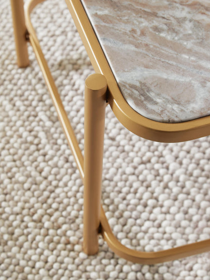 Manor Stone End Table