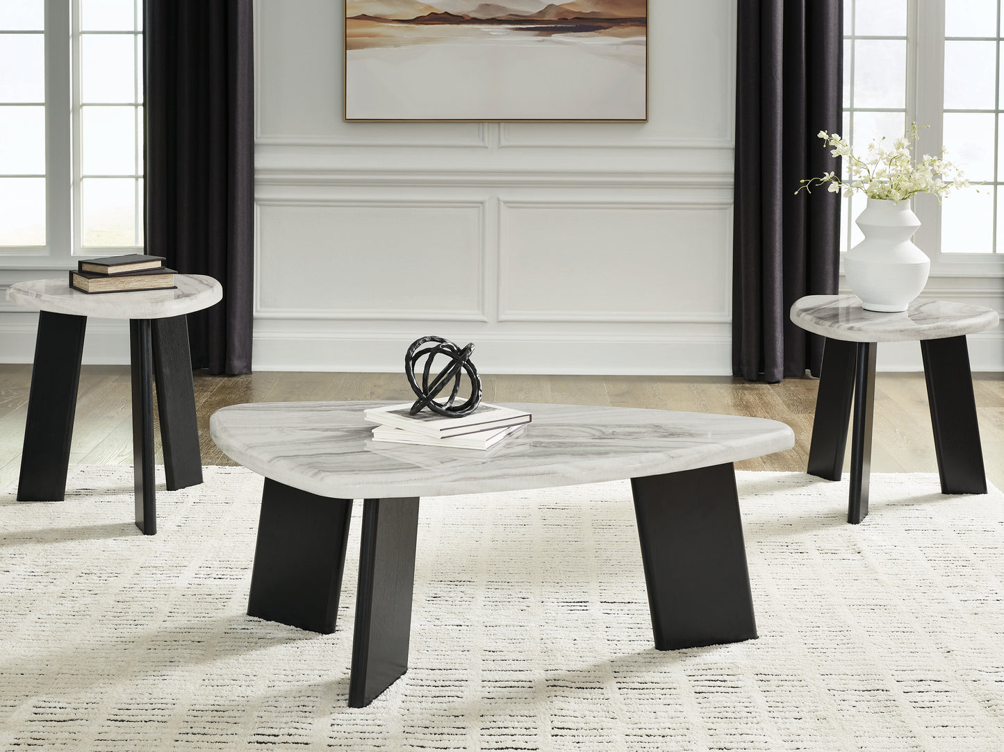 Auburndale Furniture Outlet - Ashley Furniture - Lilyberg Table (Set of 3) - Occasional Table Set (3/CN) - T389-13