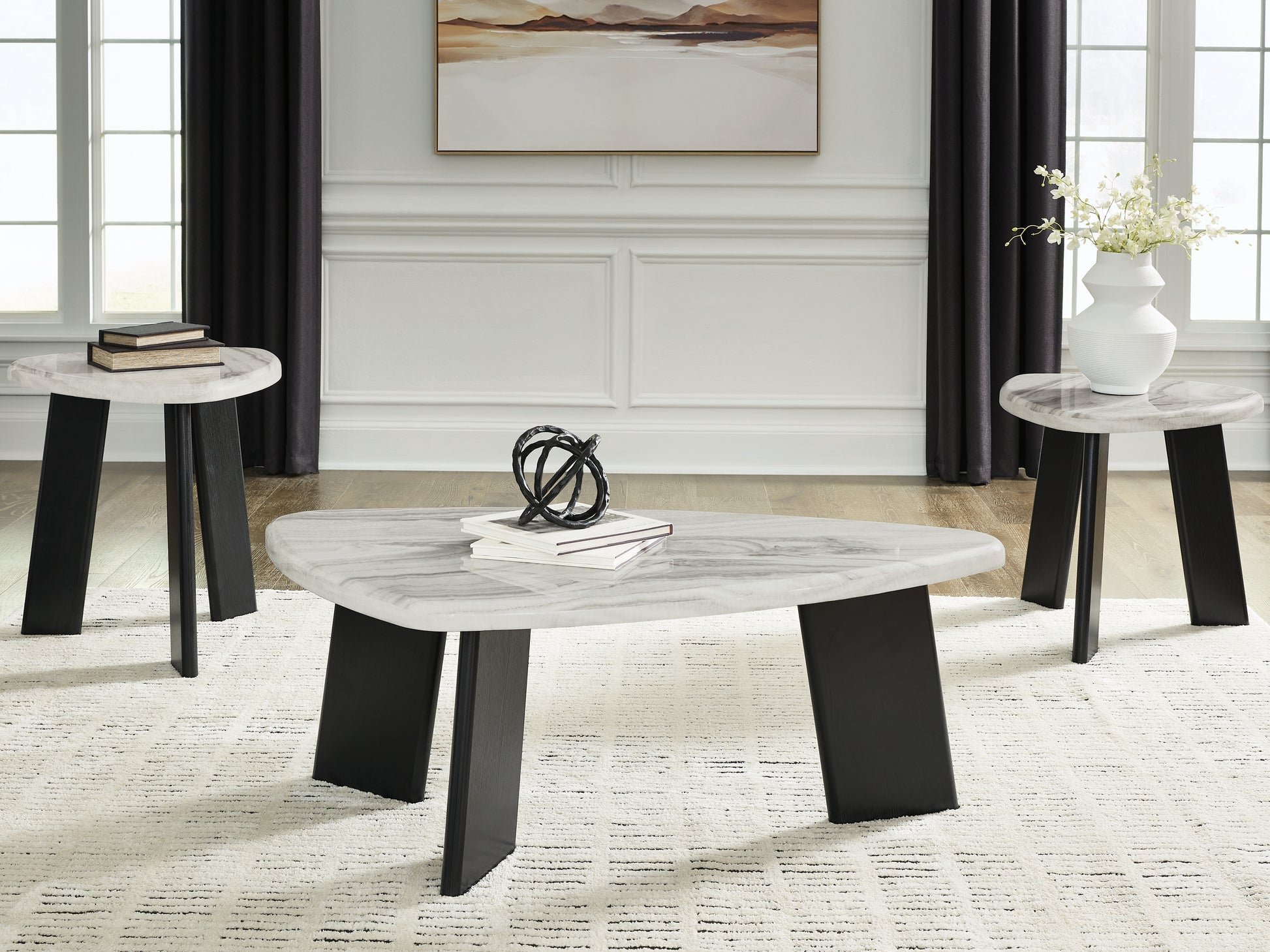 Auburndale Furniture Outlet - Ashley Furniture - Lilyberg Table (Set of 3) - Occasional Table Set (3/CN) - T389-13