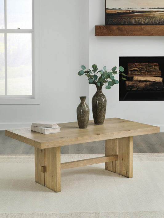 Auburndale Furniture Outlet - Ashley Furniture - Crendlin Coffee Table - Rectangular Cocktail Table - T537-1