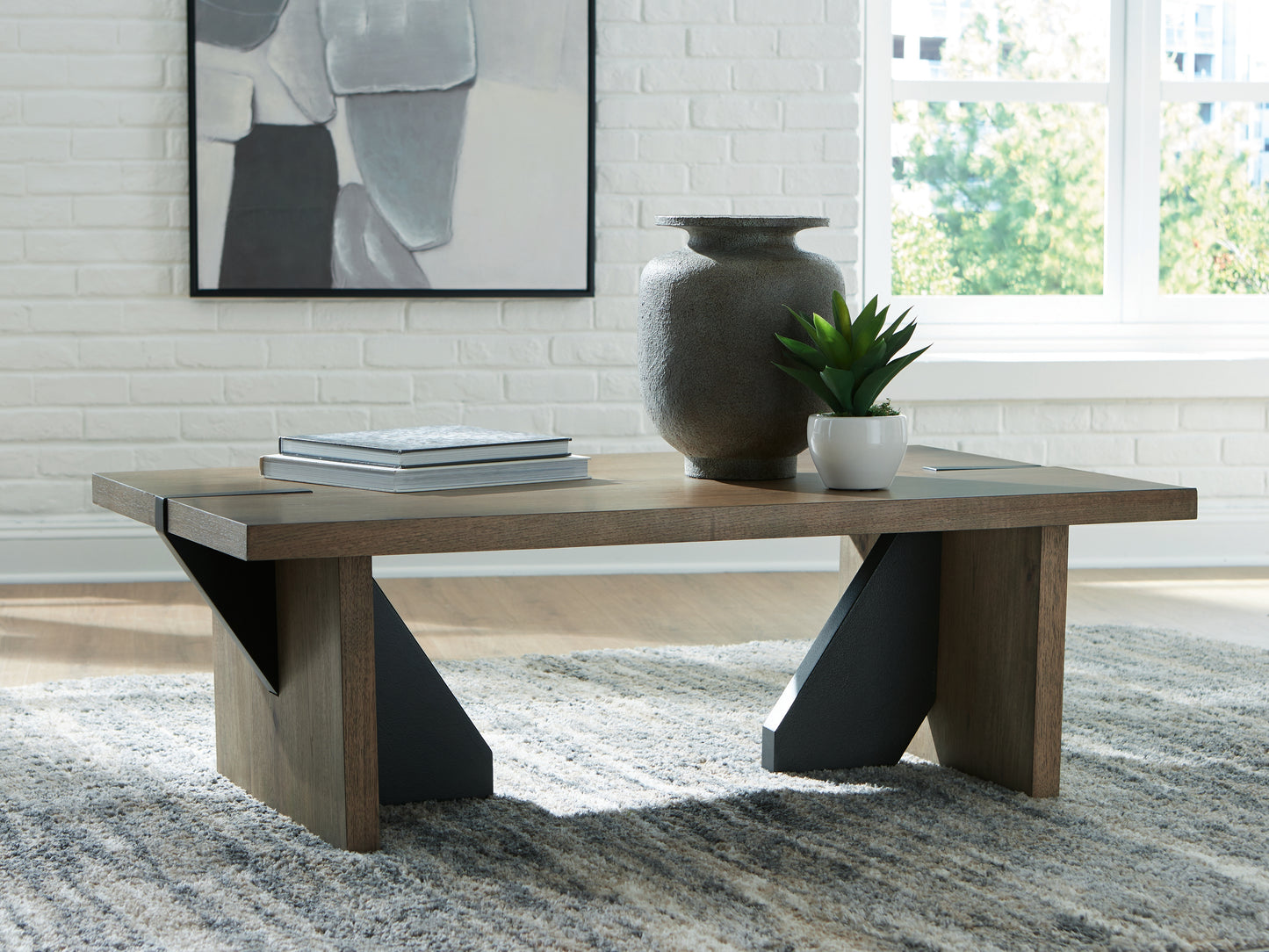 Auburndale Furniture Outlet - Ashley Furniture - Kandinew Coffee Table - Rectangular Cocktail Table - T554-1