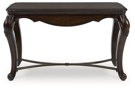 Auburndale Furniture Outlet - Ashley Furniture - Maylee Sofa Table - Sofa Table / Dark Brown - T617-4