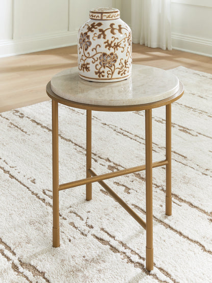 Auburndale Furniture Outlet - Ashley Furniture - Alben End Table - Round End Table - T643-6