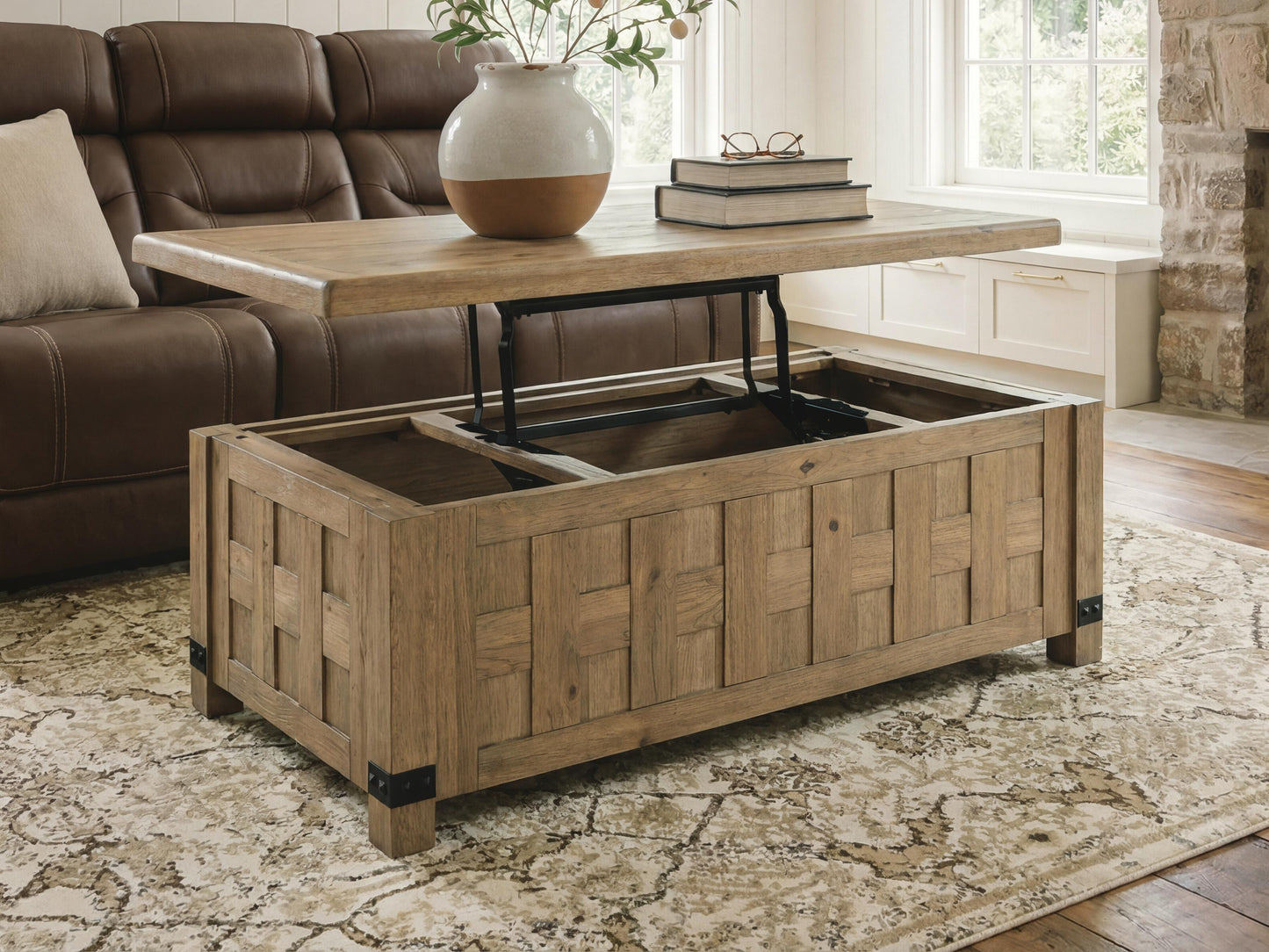 Ridgester Lift-Top Coffee Table