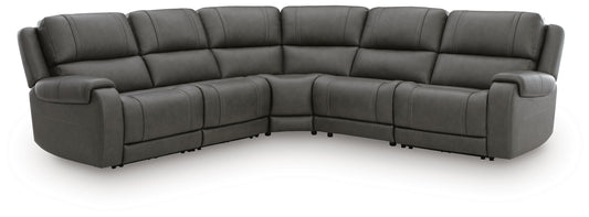 Auburndale Furniture Outlet - Ashley Furniture - 5Z - Pittson Sectional - 5-Piece Power Reclining Sectional - PCU12600S9