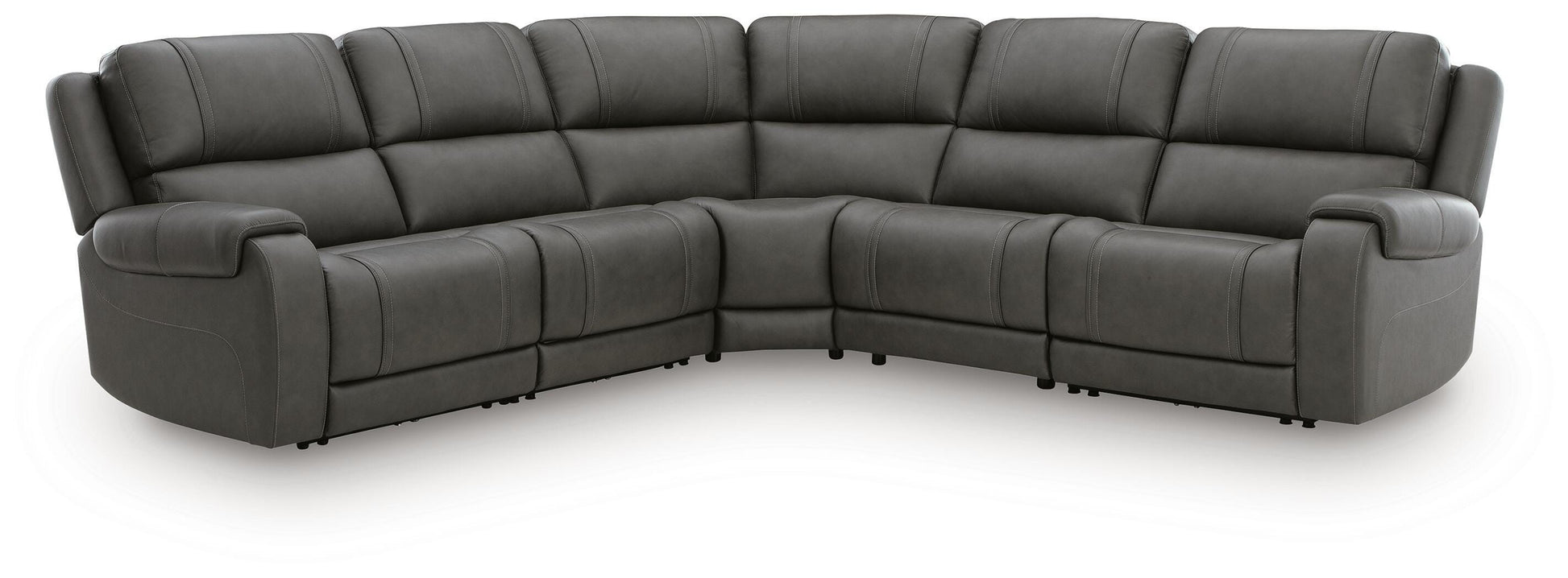 Auburndale Furniture Outlet - Ashley Furniture - 5Z - Pittson Sectional - 5-Piece Power Reclining Sectional - PCU12600S6