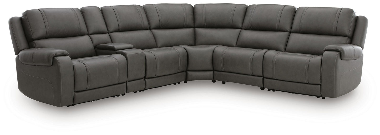 Auburndale Furniture Outlet - Ashley Furniture - 5Z - Pittson Sectional - 6-Piece Power Reclining Sectional - PCU12600S8