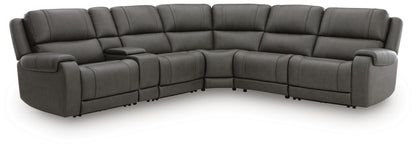 Auburndale Furniture Outlet - Ashley Furniture - 5Z - Pittson Sectional - 6-Piece Power Reclining Sectional - PCU12600S12