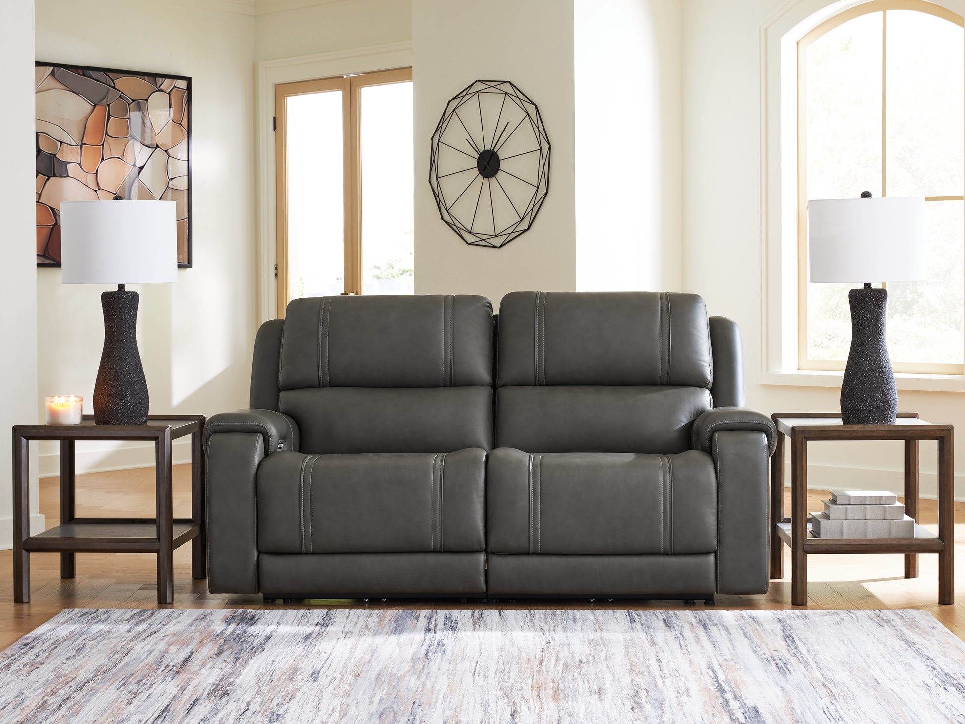 Auburndale Furniture Outlet - Ashley Furniture - 5Z - Pittson Sectional - 2-Piece Power Reclining Sectional Loveseat - PCU12600S1
