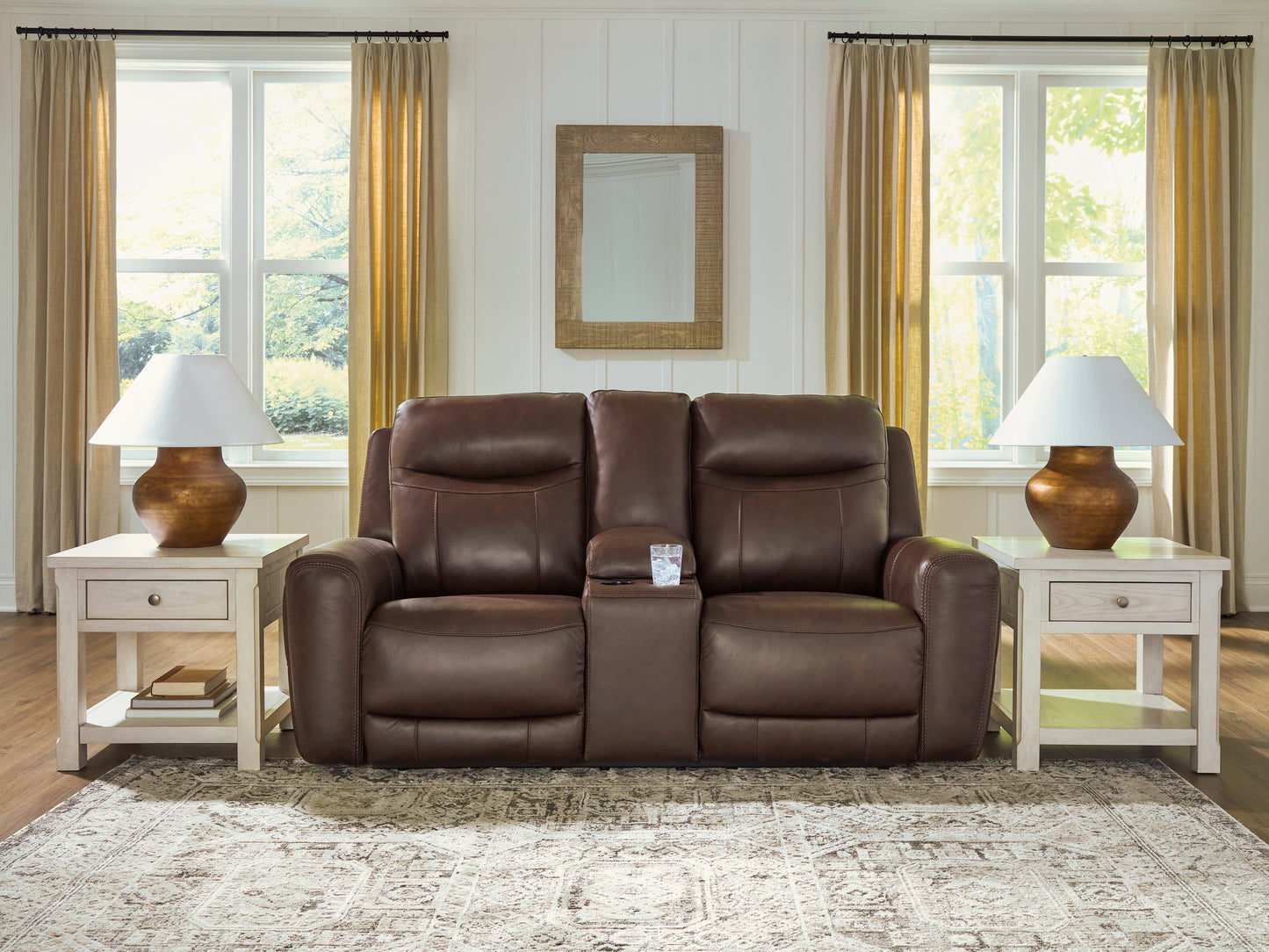 Auburndale Furniture Outlet - Ashley Furniture - Gravier Living Room - PWR REC Loveseat/CON/ADJ HDRST - U1330118