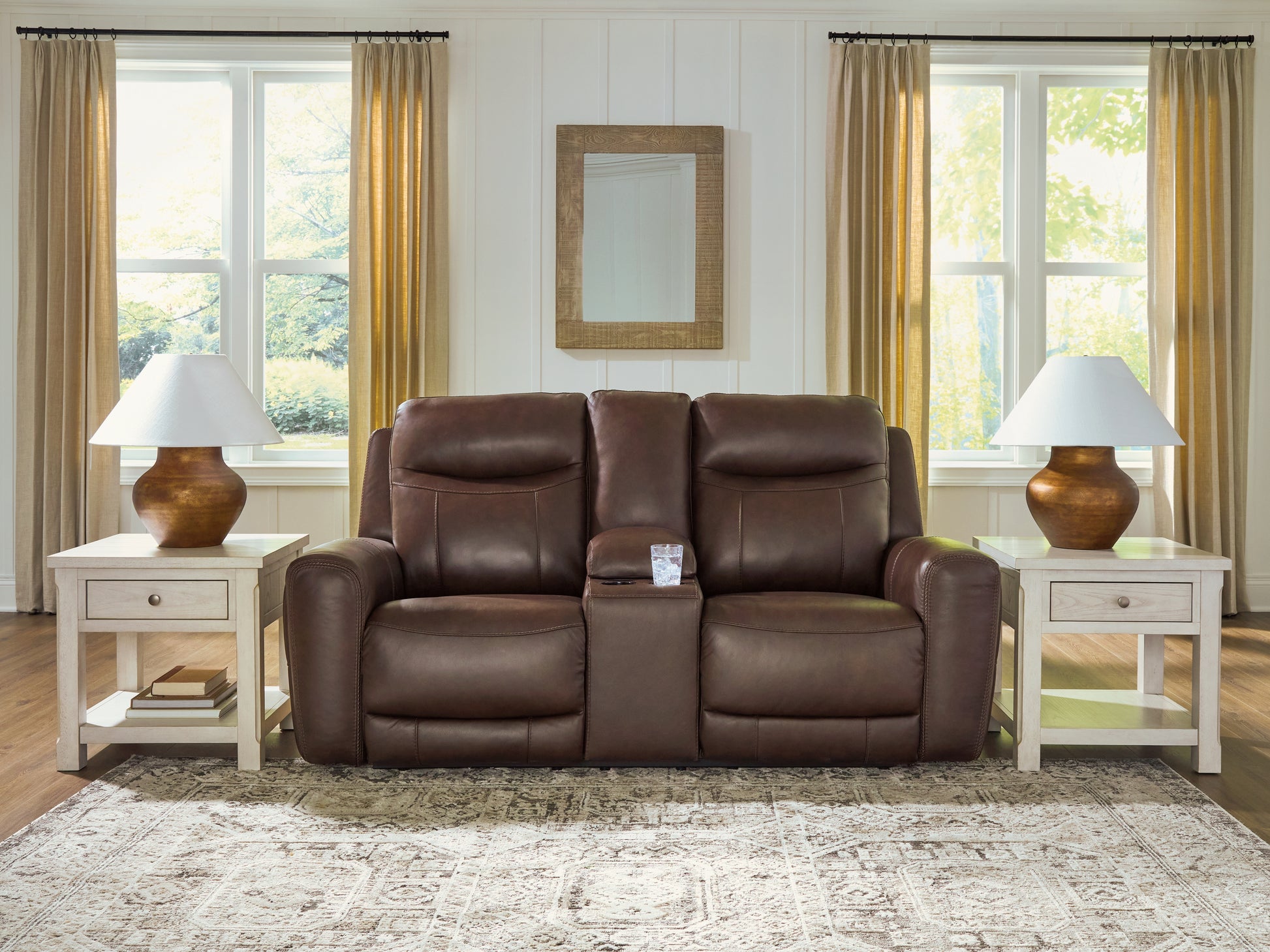 Auburndale Furniture Outlet - Ashley Furniture - Gravier Living Room - PWR REC Loveseat/CON/ADJ HDRST - U1330118