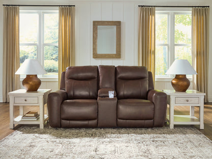 Auburndale Furniture Outlet - Ashley Furniture - Gravier Living Room - PWR REC Loveseat/CON/ADJ HDRST - U1330118