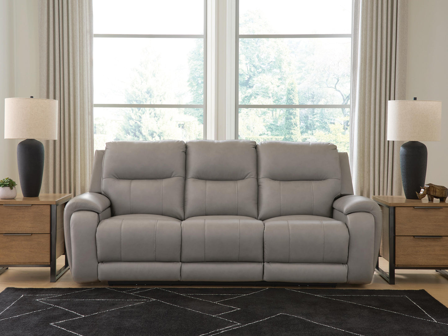 Auburndale Furniture Outlet - Ashley Furniture - Real Moments Living Room - PWR REC Sofa w/Audio Seating - PCU1370015A