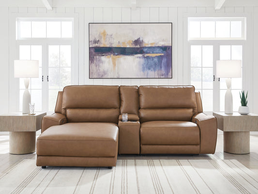 Auburndale Furniture Outlet - Ashley Furniture - DeepWakes Sectional - 3-Piece Power Reclining Sectional with Chaise - PCU62606S17