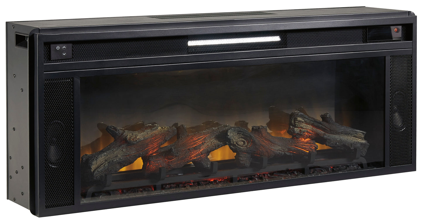 Auburndale Furniture Outlet - Ashley Furniture - Entertainment Accessories Fireplace Insert - Fireplace Insert / Black - W100-12
