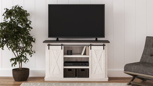 Auburndale Furniture Outlet - Ashley Furniture - Dorrinson 54" TV Stand - 54" / Two-tone - W287-48