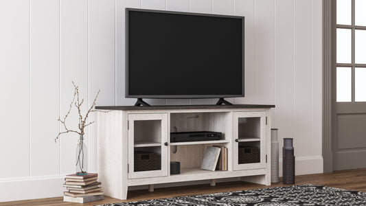 Auburndale Furniture Outlet - Ashley Furniture - Dorrinson 60" TV Stand - 60" / Two-tone - W287-68