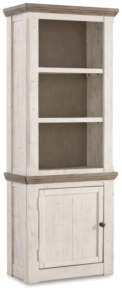 Auburndale Furniture Outlet - Ashley Furniture - Havalance Left Pier Cabinet - Left Pier Cabinet / Two-tone - W814-33