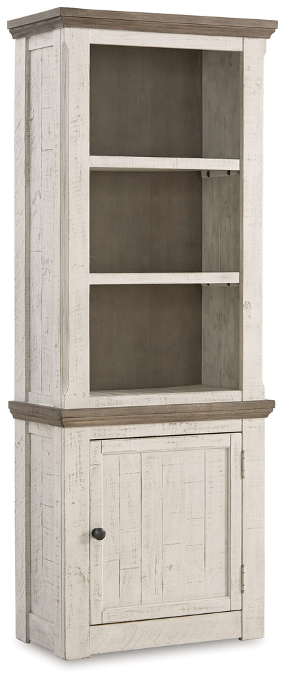 Auburndale Furniture Outlet - Ashley Furniture - Havalance Right Pier Cabinet - Right Pier Cabinet / Two-tone - W814-34